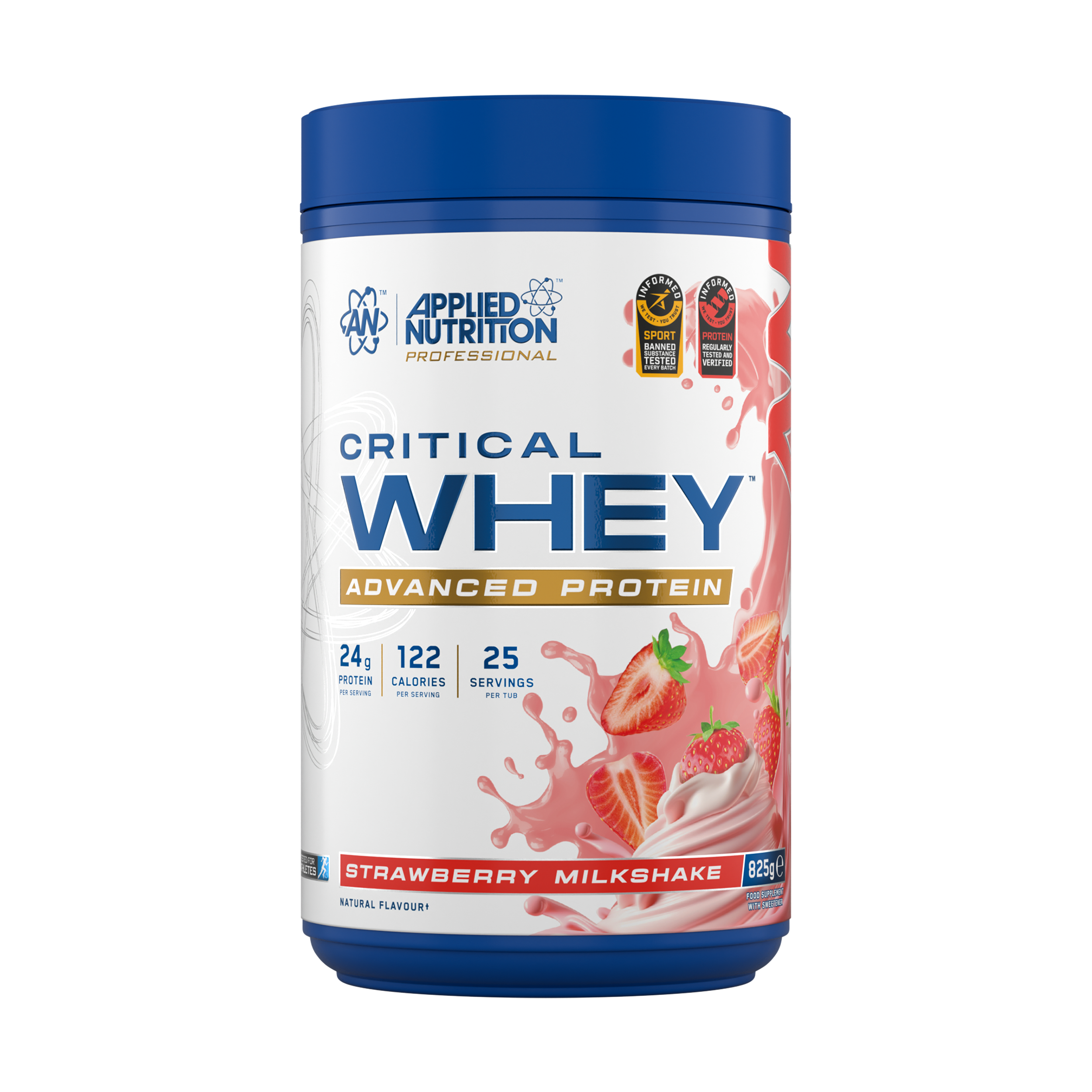 Critical Whey 825 gr Strawberry Milkshake