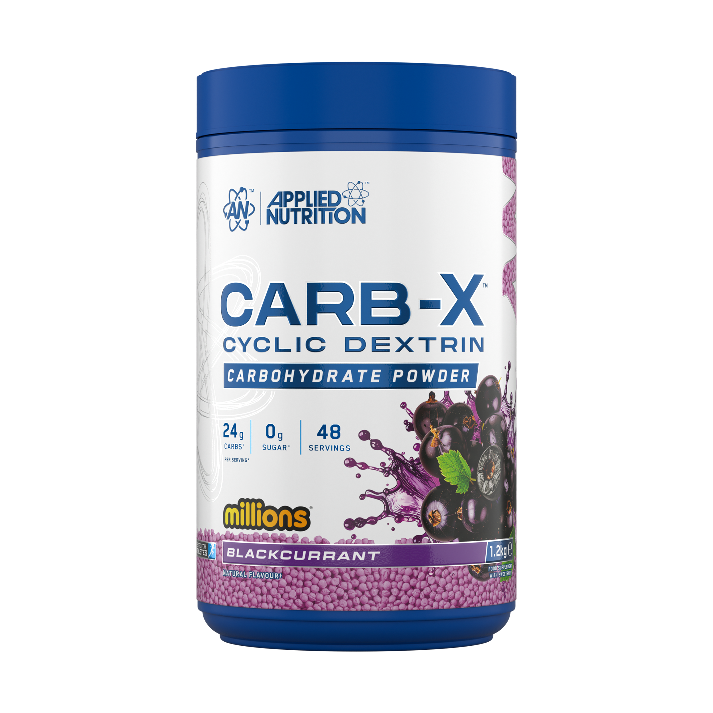Carb-X Cyclic Dextrin 1.2 Kg Millions Blackcurrant