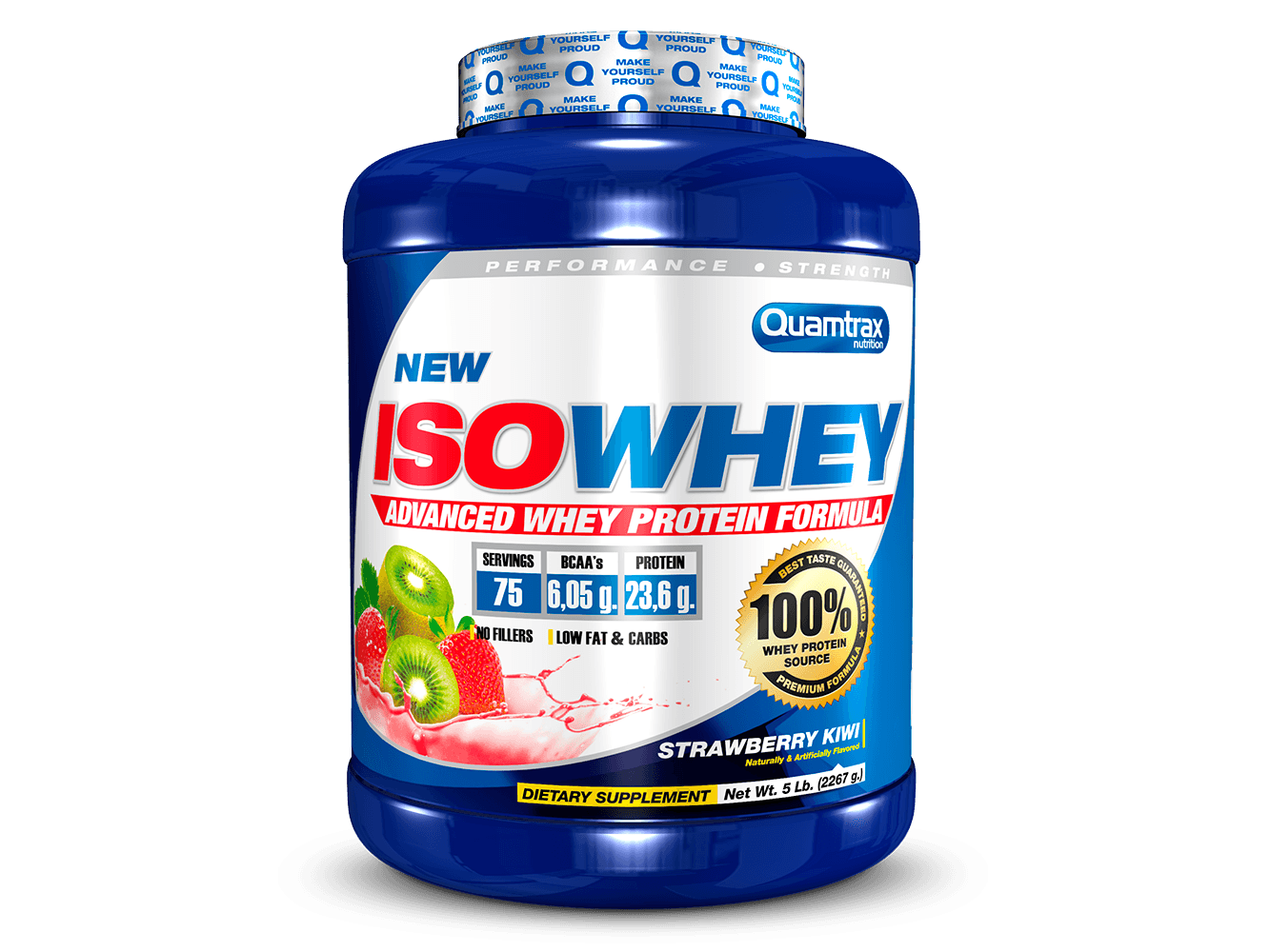 Iso Whey 5 Lb Strawb/ Kiwi