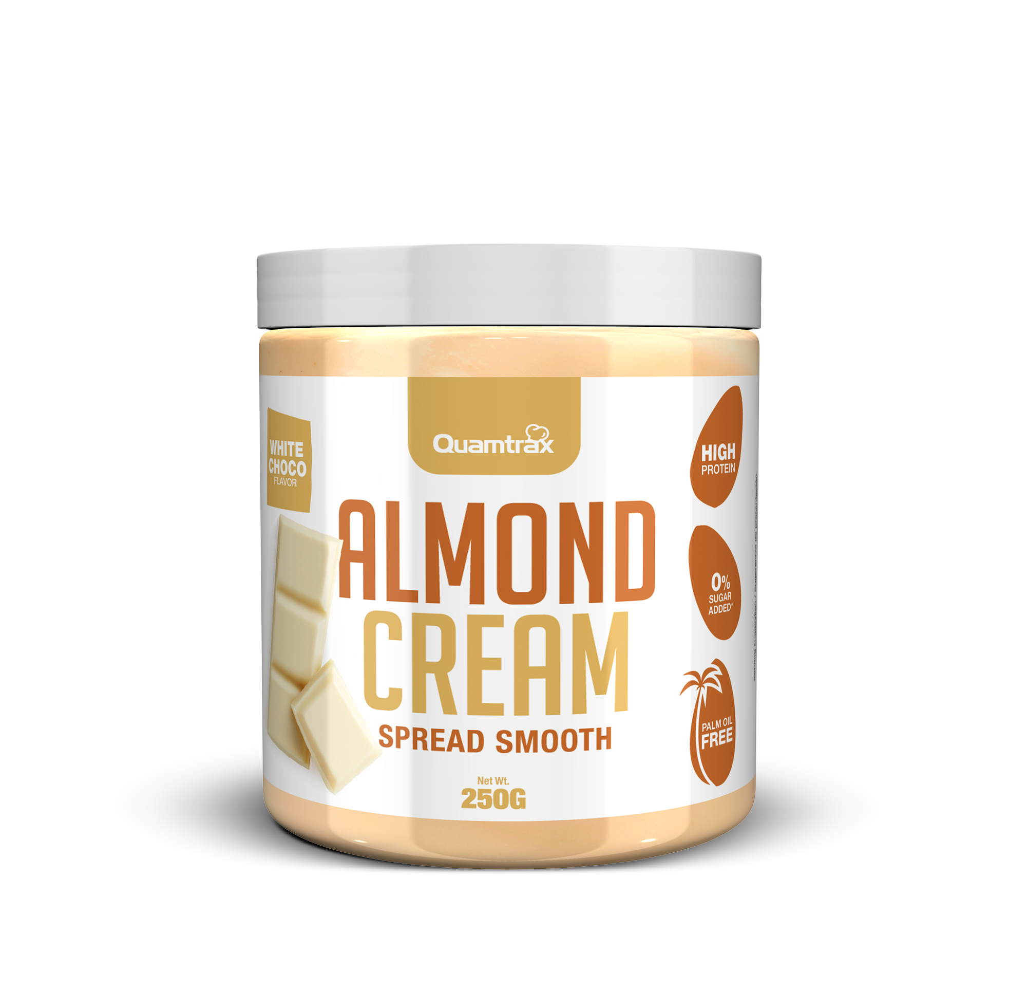 Almond Cream White Choco 250 gr