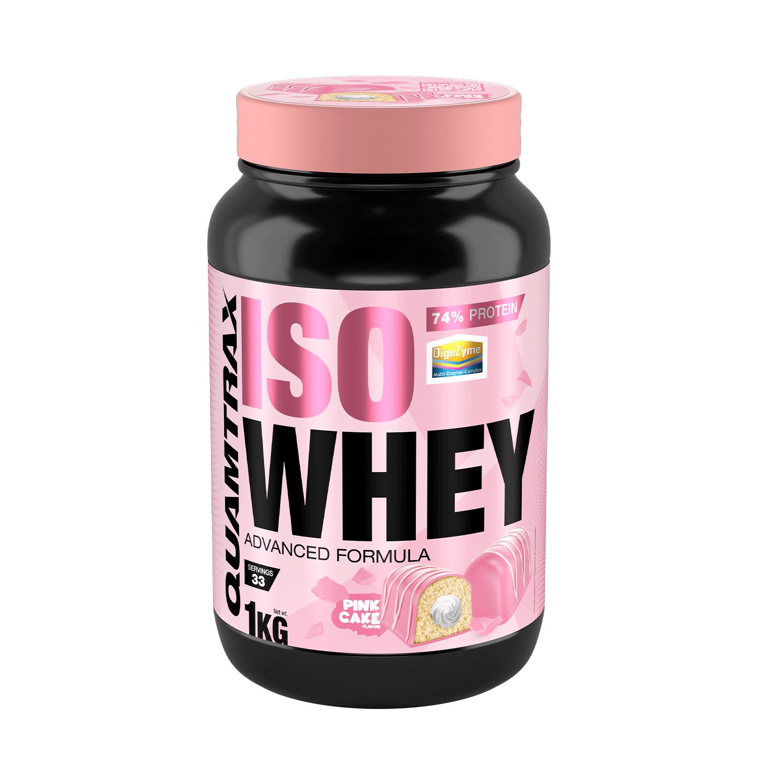 Iso Whey 1 kg. Pink cake