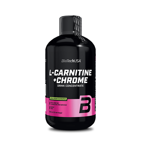 L-Carnitine + Chrome - 500 ml pear and apple