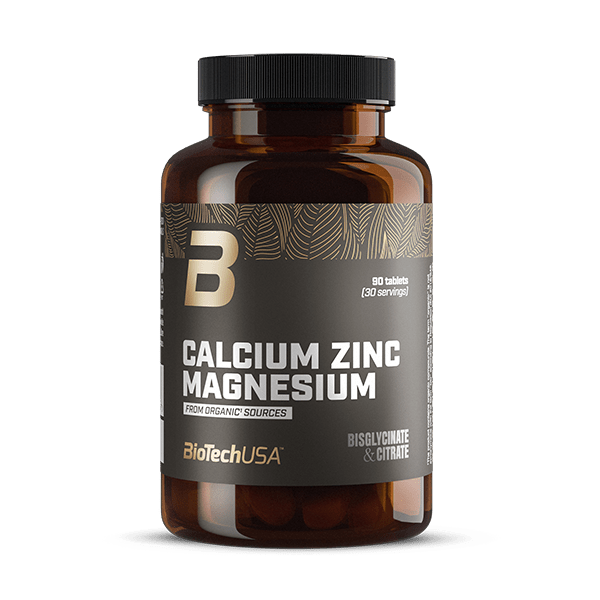 Calcium Zinc Magnesium from organic sources - 90 tablets
