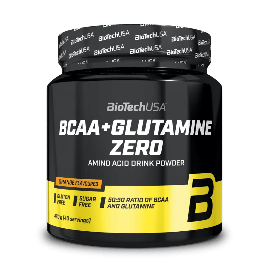 BCAA + Glutamine Zero - 480 g peach ice tea