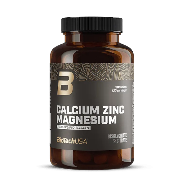 Calcium Zinc Magnesium from organic sources - 90 tablets