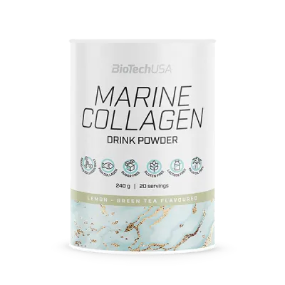 Marine Collagen drink powder - 240 g green tea - lemon
